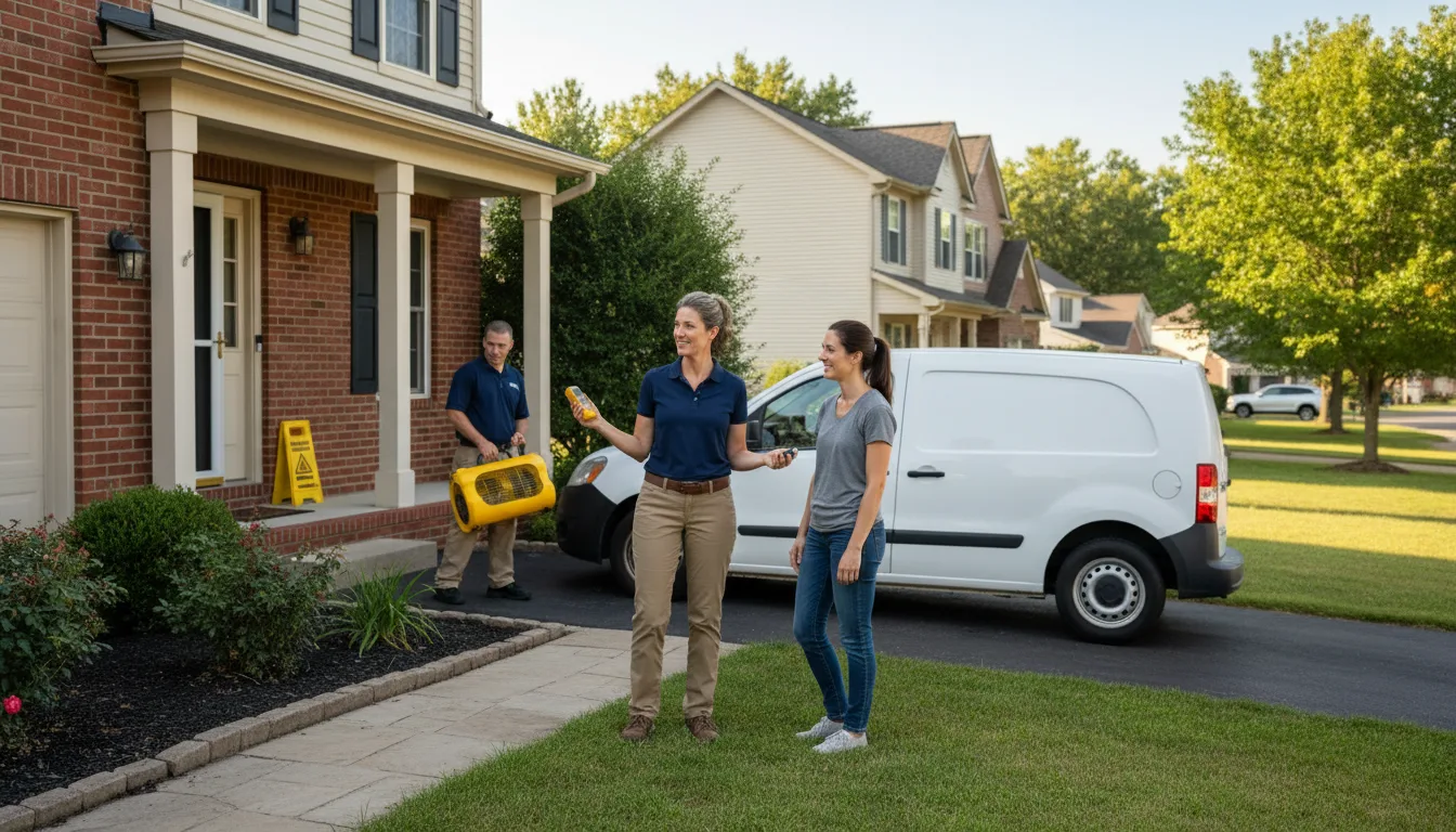 Water restoration image for Water Damage & Restoration Services in Krakow, WI